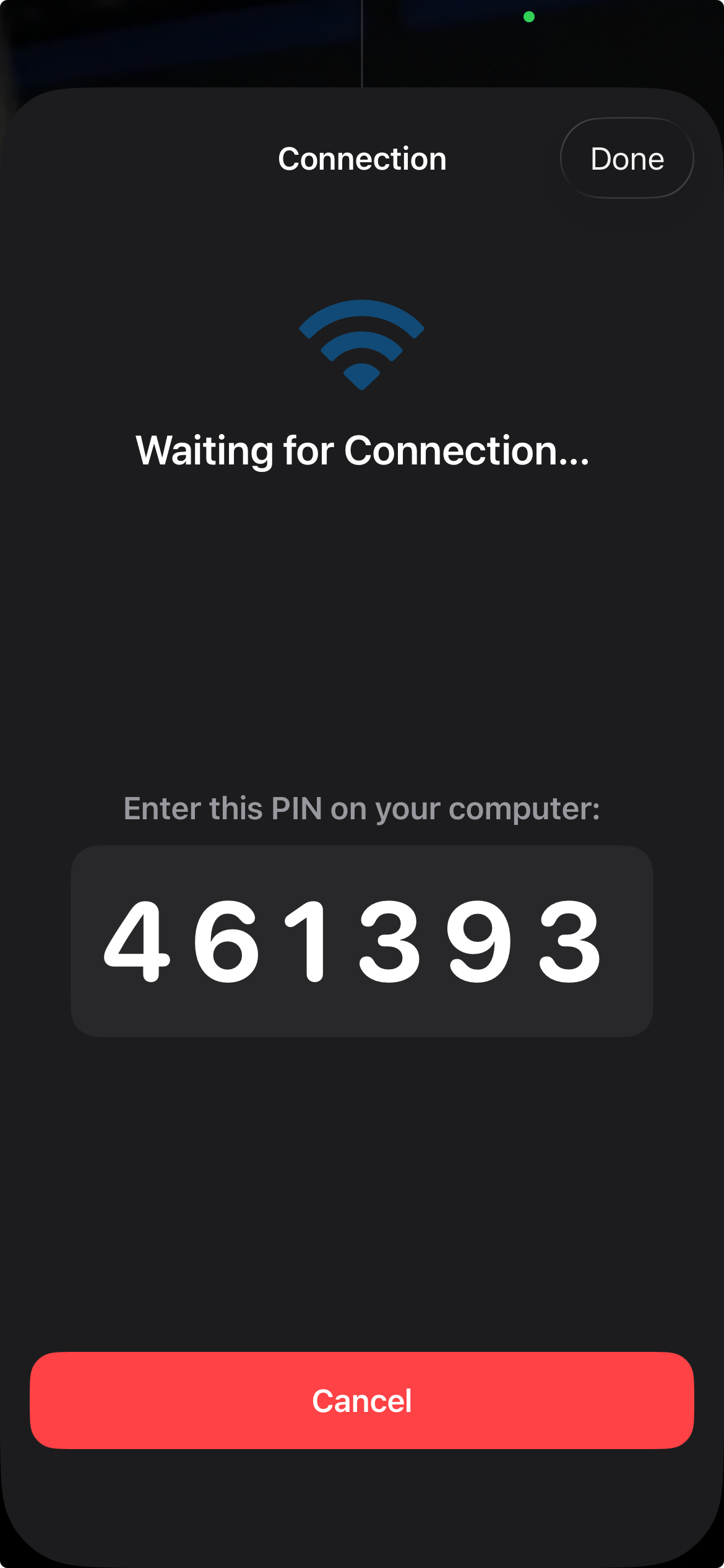 EP Recorder Pairing Code