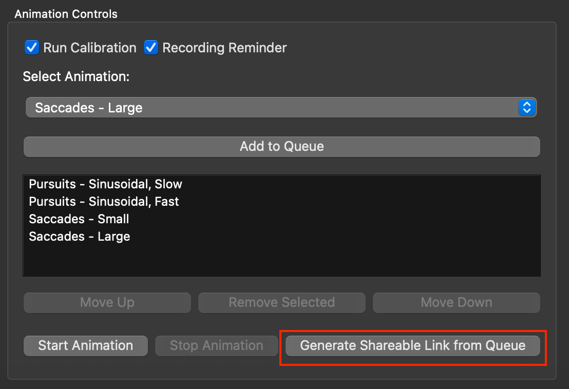 Screenshot shareable link